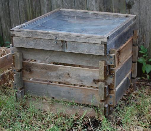 homemade compost bin you can break down