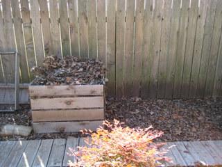 homemade compost bin turning