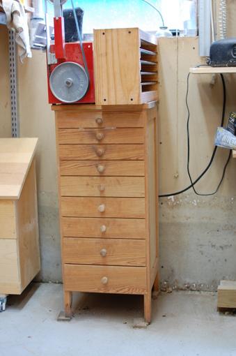 sharpening stand chest of drawers