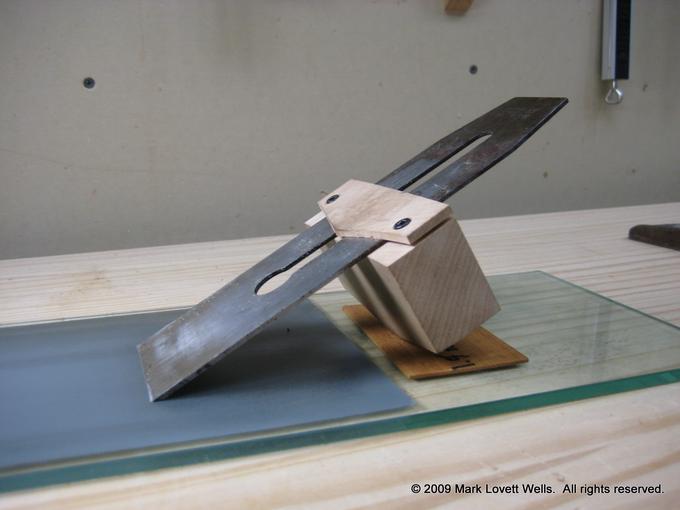 Simple sharpening jig 